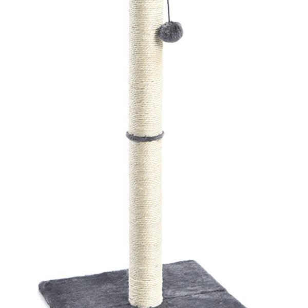 Jucărie pentru pisici stâlp cu ciucur 100cm bej