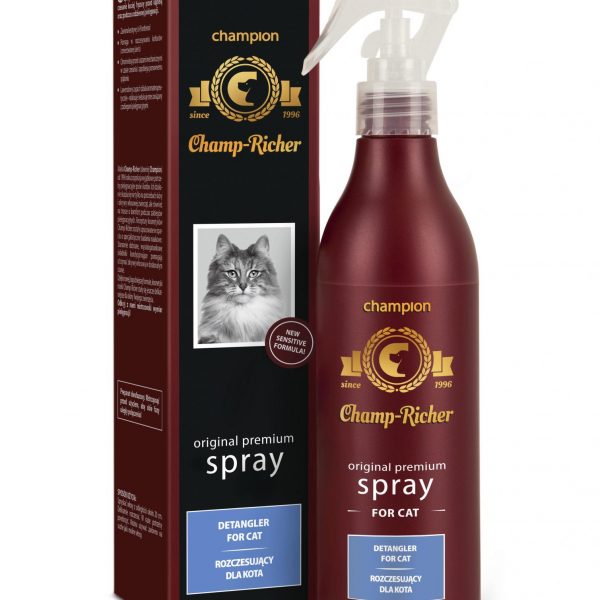 Soluție pentru descâlcirea părului de pisică cu pulverizator