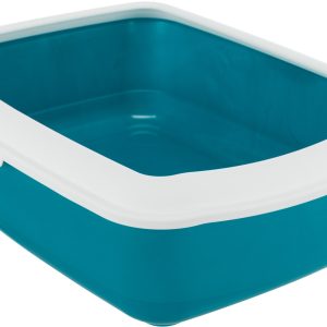 Litiera, 37 x 15 x 47 cm, Verde Petrol cu Alb, 40180