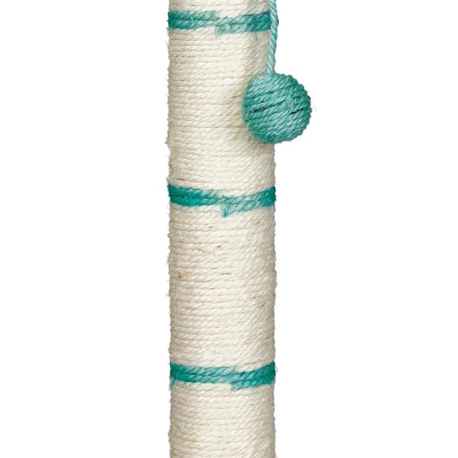 Sisal Plat cu Stalp si Jucarie H50 cm Diametru 31 cm 4309