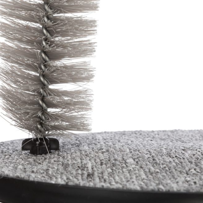 Perie masaj pentru pisica, 36 x 33 x 33 cm, gri, 23130