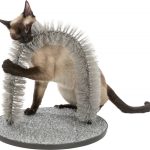 Perie masaj pentru pisica, 36 x 33 x 33 cm, gri, 23130