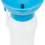 Sticlă adăpătoare cu castron plastic 550ml