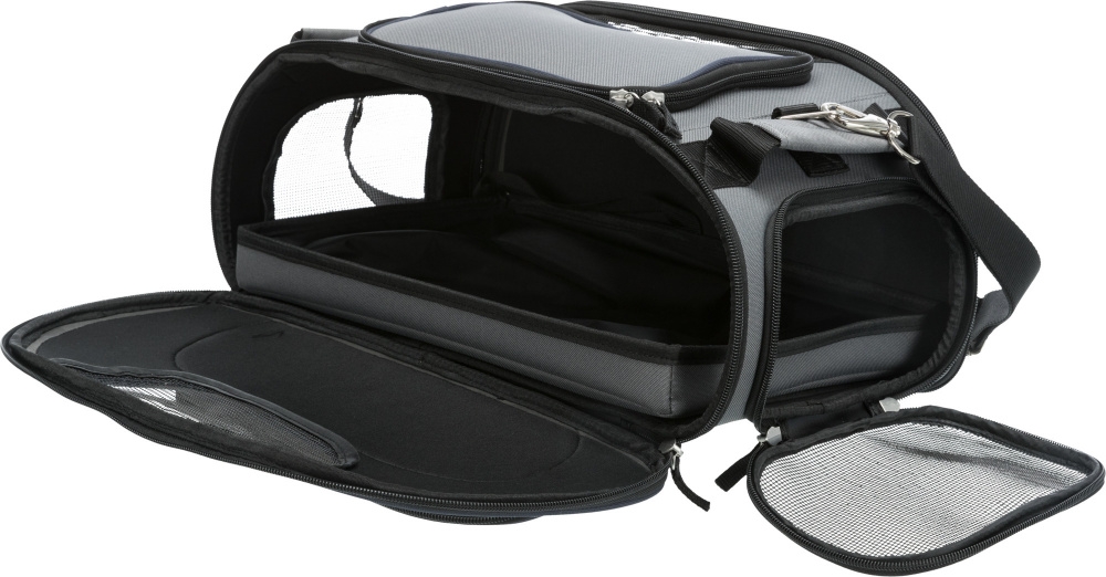 Geanta transport Wings Airline, 28 x 23 x 46 cm, 20 kg, gri/albastru, 28889