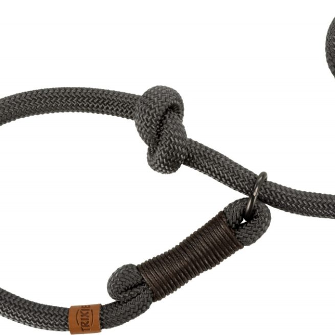 Lesă/zgarda strangulantă Nordic L-XL 1.7 M/0.13 mm gri