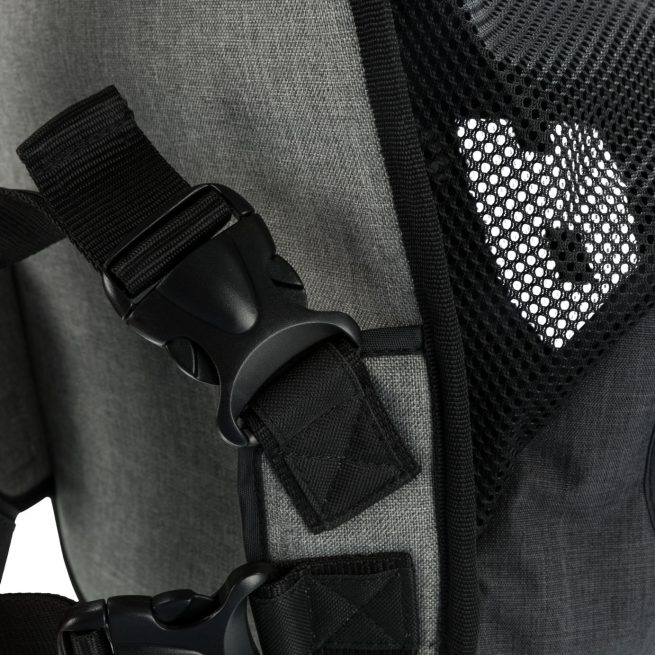 Geanta Transport Savina 30x33x26 cm Negru/Gri 28941