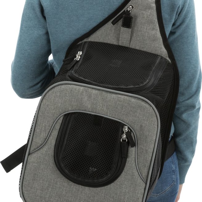 Geanta Transport Savina 30x33x26 cm Negru/Gri 28941