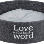 Coș animale rotund Lian 37cm antracit, 38395