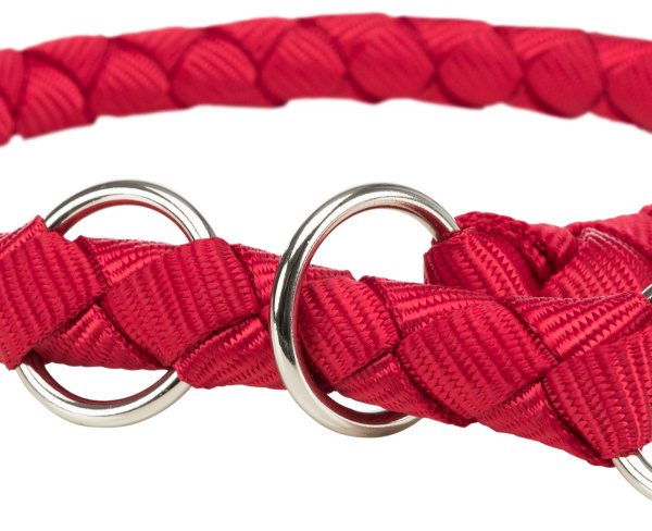 Zgardă coarda Cavo M-L 43-51cm/18 mm roșu