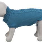 Pulover Kenton pentru Caini, M, 45 cm, Albastru, 680066