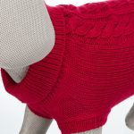 Pulover Kenton pentru Caini, M, 50 cm, Rosu, 680037