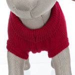 Pulover Kenton pentru Caini, M, 50 cm, Rosu, 680037