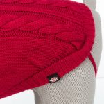 Pulover Kenton pentru Caini, M, 50 cm, Rosu, 680037