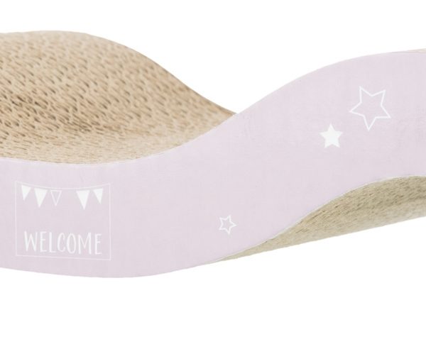 Carton de Zgariat Wave Ondulat, 38 x 7 x 18cm Lila/Menta, 48012