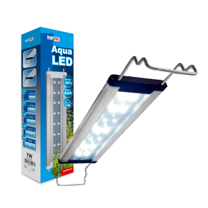 Lampa acvariu Aqualed, 6 W/26 cm, Negru, LB09