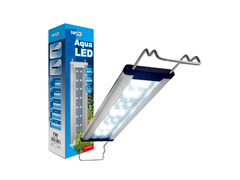 Lampa acvariu Aqualed, 6 W/26 cm, Negru, LB09