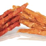 Carne de pui și rață pe băț cu morcov 250g