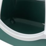 Litieră Davio cu filtru carbon și capac 56×39×39cm vernil