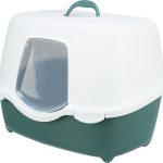 Litieră Davio cu filtru carbon și capac 56×39×39cm vernil