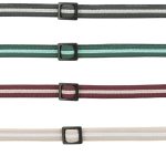 Zgardă pentru pisici elastică multicoloră cu clopoțel