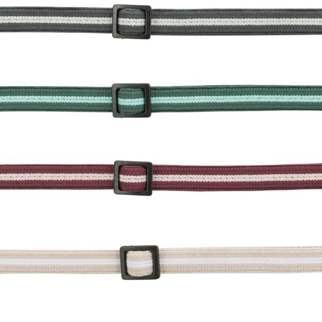 Zgardă pentru pisici elastică multicoloră cu clopoțel