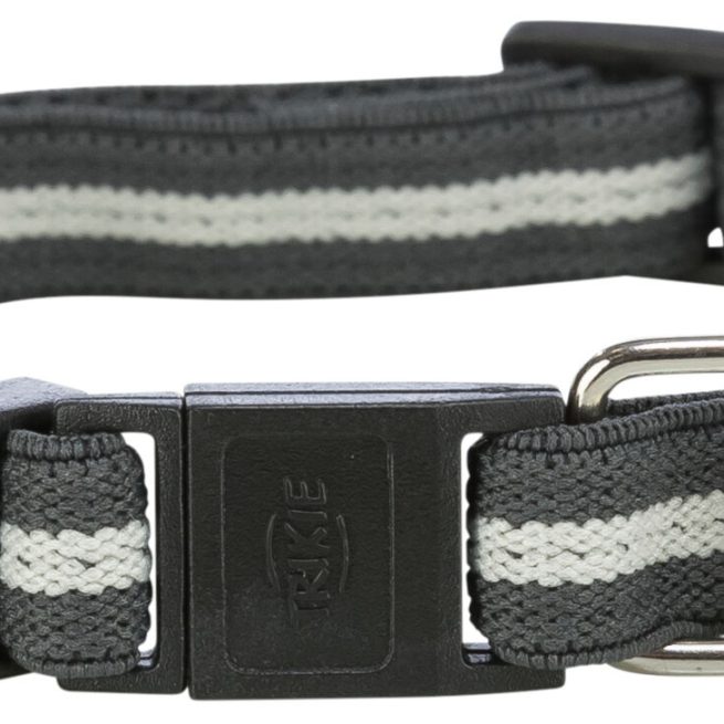 Zgardă pentru pisici elastică multicoloră cu clopoțel