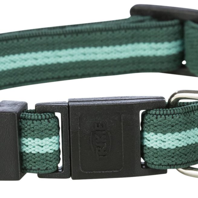 Zgardă pentru pisici elastică multicoloră cu clopoțel