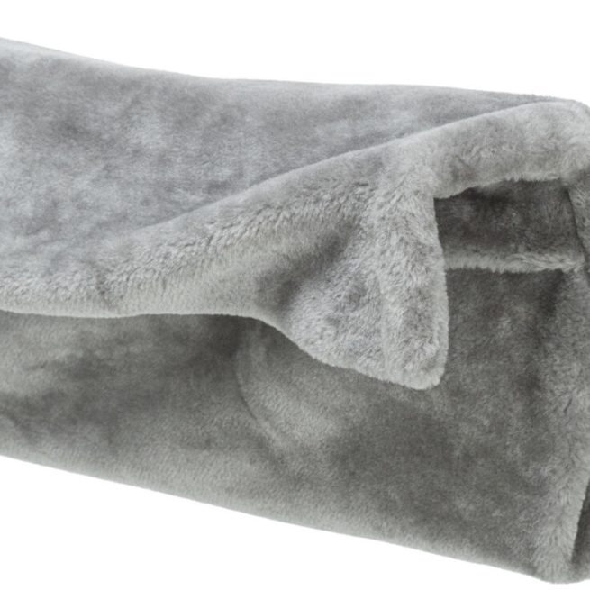 Șezlong pe calorifer pluș 45x24x31cm gri