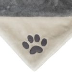 Șezlong pe calorifer pluș 45x24x31cm gri