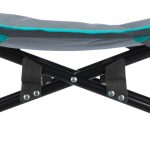 Pat camping pentru câini 69×20×69cm gri 28215