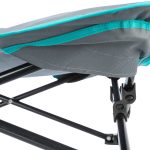 Pat camping pentru câini 69×20×69cm gri 28215