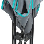 Pat camping pentru câini 69×20×69cm gri 28215