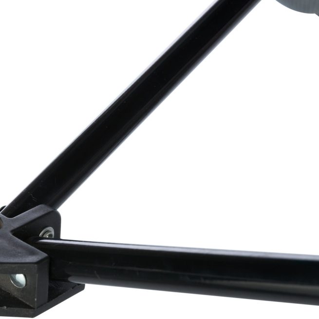 Pat camping pentru câini 69×20×69cm gri 28215