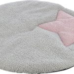 Covoraș cu steluță antiderapant 55x61cm gri/lila