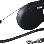 Lesa Flexi Snur Classic Long S 8 m 12 kg Negru 11801