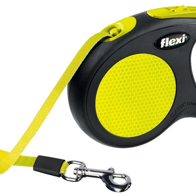 Lesa Flexi New Classic Neon cu Banda S 5 m Neon 209311