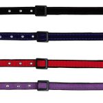 Zgardă catifelată cu clopoțel și strasuri