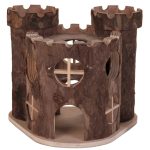 Castel din lemn pentru hamsteri 17x15x12cm
