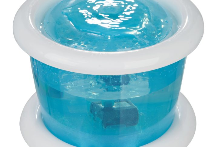 Adăpător automat Buble Stream 3L albastru/alb