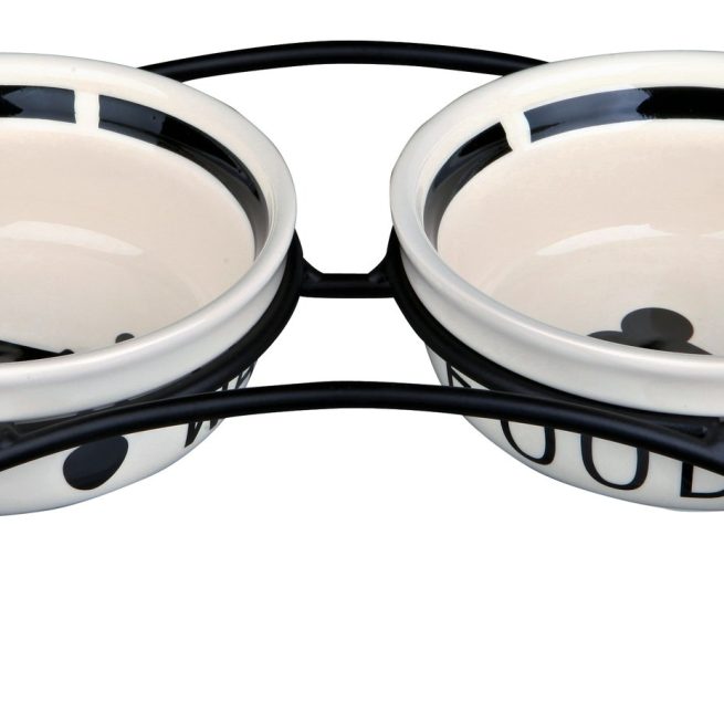 Set castroane ceramice în suport metalic 0.25 l/13cm