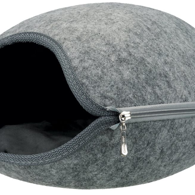 Cos Luna cu Fermoar 40x24x46 cm Gri 36316