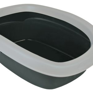 Litieră Carlo 1 cu ramă 31x14x43cm gri