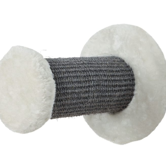 Sisal pentru Perete Rulou 18x22 cm Alb cu Grii 49922