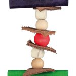 Jucarie Nimfe cu Coarda Piele si Clopotel 28 cm 58984